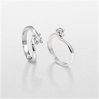 Anillo Giorgio Visconti Mujer in Oro blanco Diamante 0.27 Ct AB11829 - AB11829